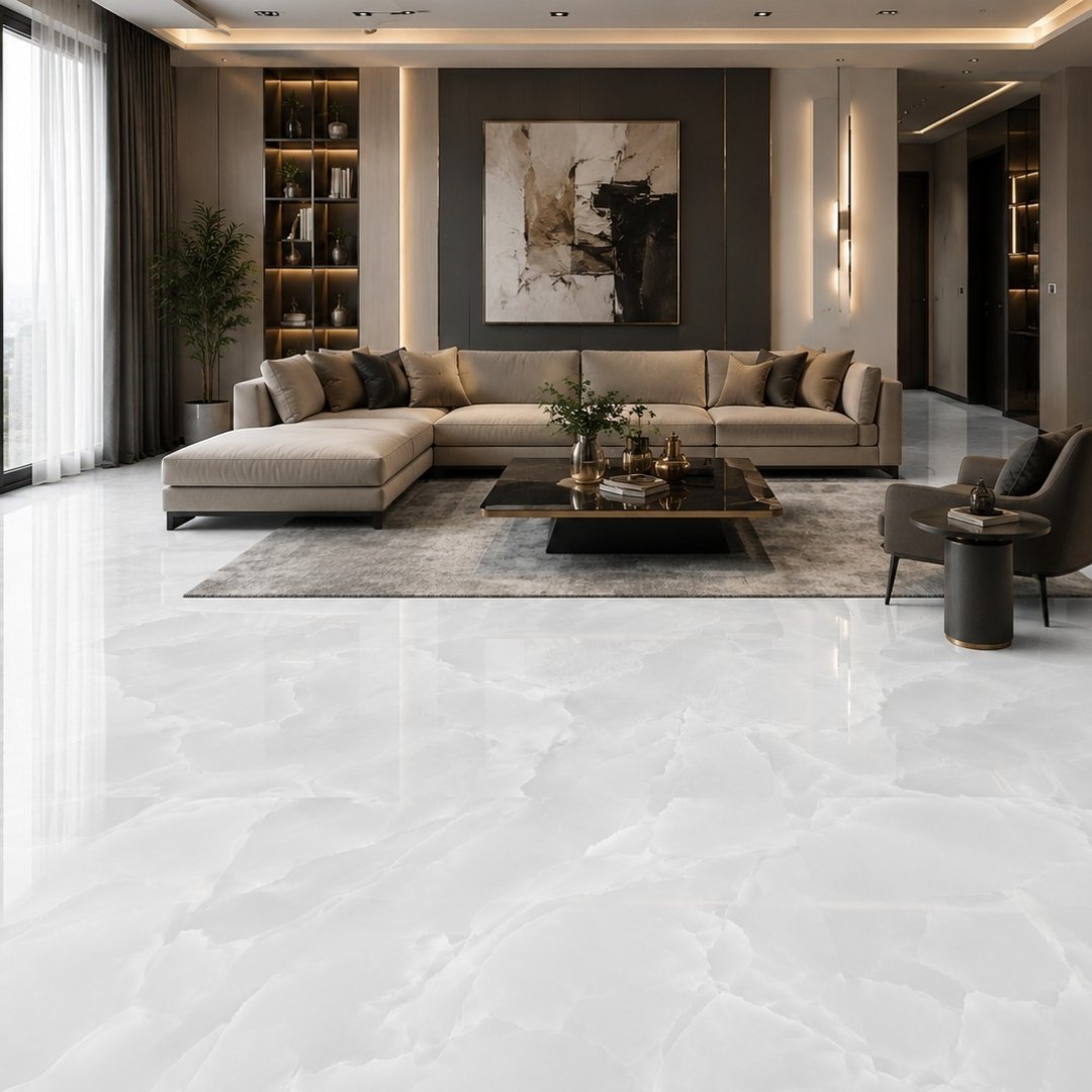 AL En Morgan Grey Marble & Stone Living Area Tiles - My Home Studio